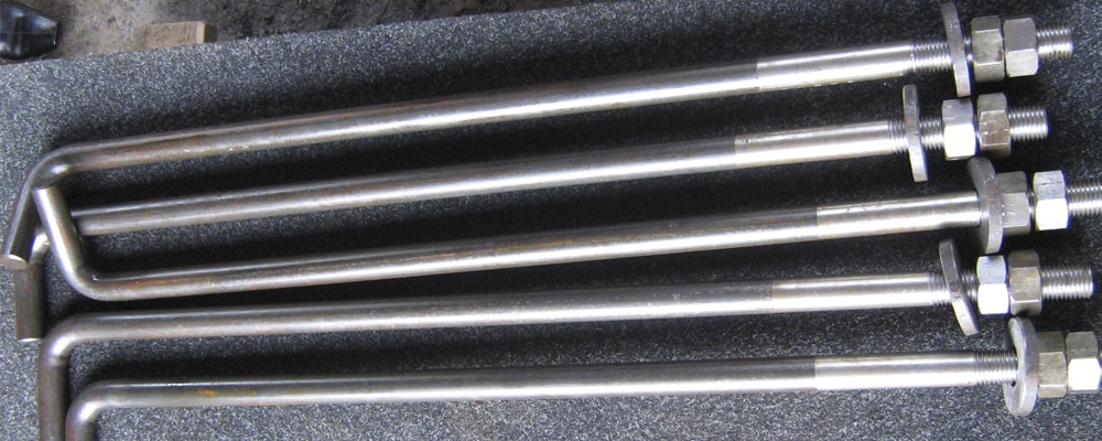 Болты фундаментные изогнутые тип 1.2 450 мм М24 ГОСТ 24379.1-80